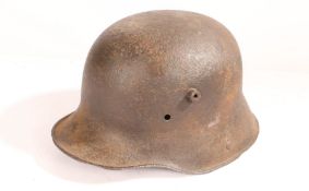 First World War German M16 Steel Helmet shell,no liner or chin strap, vendor states purchased from