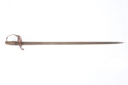 French 19th Century childs size sword, in the style of the 1882 infantry officers sword, overall