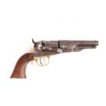 Colt Model 1862 Police .36 Percussion Single Action Revolver, matching serial numbers 32536 for a