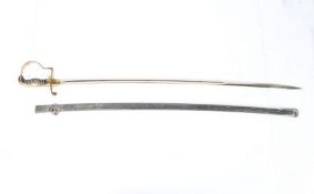 Imperial German M1890 Non Commissioned Officers by Carl Eickhorn, Solingen, steel, slightly curved