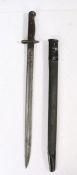 First World War British 1907 Pattern bayonet by Robert Mole & Sons, marked to one side of the