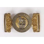 Victorian Royal Marines Light Infantry Officers Waist Belt Clasp, 'Royal Marines Light Infantry'