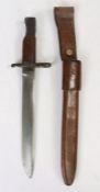 Pattern 1908 Ross Bayonet Mk 2, blade stamped with War Department broad arrow and Enfield inspection