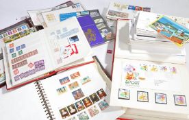 Stamps, GB, FDCs and stamps in albums plus loose (qty)