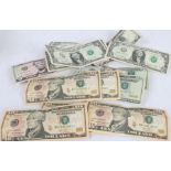 United States dollars, $107