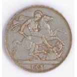 George IIII Crown, 1821, St George and the Dragon