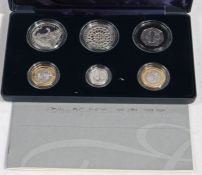 Royal Mint Family Silver Collection 2007 six coin set