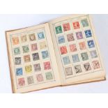 Stamps, World, Lincoln stamp album, unpicked
