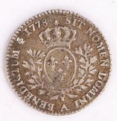 France, Louis XV 1/5 ecu, 1778