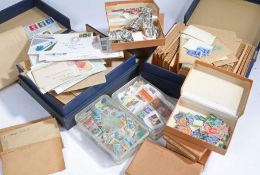 Stamps, GB and World, the majority sorted in envelopes (qty)