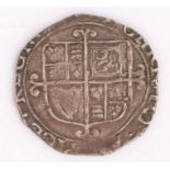 Charles I silver shilling, 1641-43, triangle in circle