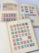 Stamps, World, collection in two old Acme loose leaf albums, circa 1880's to 1950, original unpicked