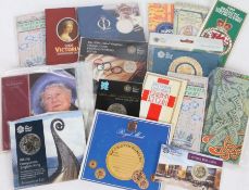 A collection of Royal Mint and other uncirculated coin sets, to include countdown to London 2012 £5,