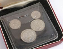 George VI, Maundy Set 1946, 4 coins comprising 4d, 3d, 2d and 1d, each with obv. bare head left,