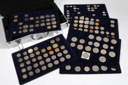 GB and World coins, to include twelve London Olympics 2012 50p, seven 2 Euro coins etc. housed in an