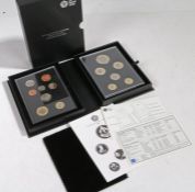 The Royal Mint 2014 United Kingdom proof coin set, collector edition, containing fourteen coins from