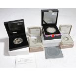 Royal Mint silver proof coins- the christening of HRH Prince George of Cambridge 2013 UK £5, the