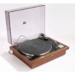 Pioneer wooden cased turntable, possibly a PL-25 but unlabelled