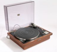 Pioneer wooden cased turntable, possibly a PL-25 but unlabelled