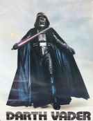 Star Wars poster featuring Darth Vader, made by Factors Etc. Inc./ Image Factory Inc. USA. 71cm x