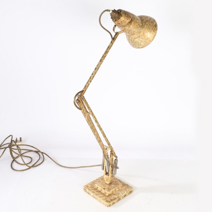 A Herbert Terry 1227 Scumble anglepoise lamp, 97cm tall when fully extended. - Image 3 of 5