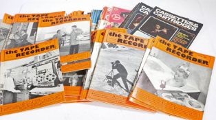 A collection of 50s/ 60s Tape recording magazines, to include 'The Tape Recorder', Cassettes &