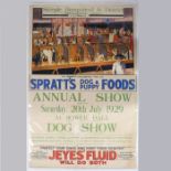 Two posters for Steeple Bumpstead & District Horticultural Society Annual Show, 20th July 1929.