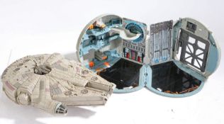 Galoob Star Wars Millennium Falcon, circa 1995, Star Wars Action Fleet Death Star (2)