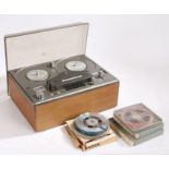 Tandberg series 64 reel to reel recorder together with a quantity of tapes (qty)