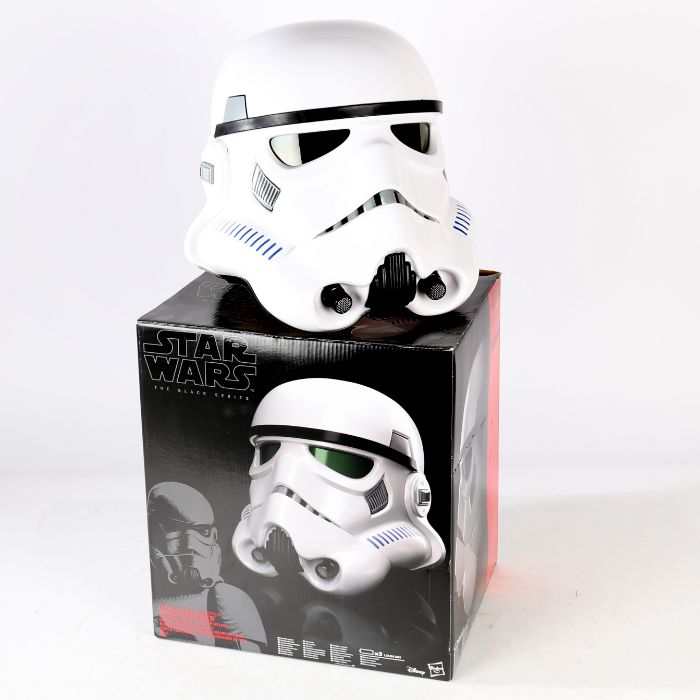 Star Wars The Black Series Imperial Stormtrooper Electronic Voice Changer Helmet (B7097) by - Image 2 of 4
