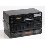 Onkyo A-8130 integrated stereo amplifier, T-4130 fm stereo/am tuner, TA-2140 stereo cassette tape