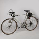 A vintage Rudge Whitworth 5 speed road bicycle with a Brooks saddle, BSA cassette, 27" wheels,