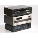 Trio KA-54 stereo integrated amplifier, Sony ST-3950 FM stereo/ FM-AM tuner, Technics RS-TR212