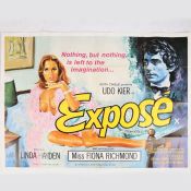 Expose (1976) British Quad poster, starring Miss Fiona Richmond, folded.