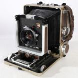 Wista 45 large format field camera. Made in Japan by Wista Co., Ltd., No. 481662 and a Rodenstock