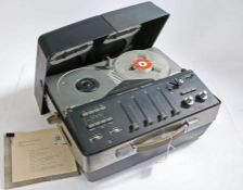 A Bang & Olufsen Beocord 2000 portable reel to reel player. Serial number: 24217.