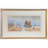 Thomas Bush Hardy, RBA (1842-1897) Scarboro' signed and dated 1887 (lower left), watercolour 23 x