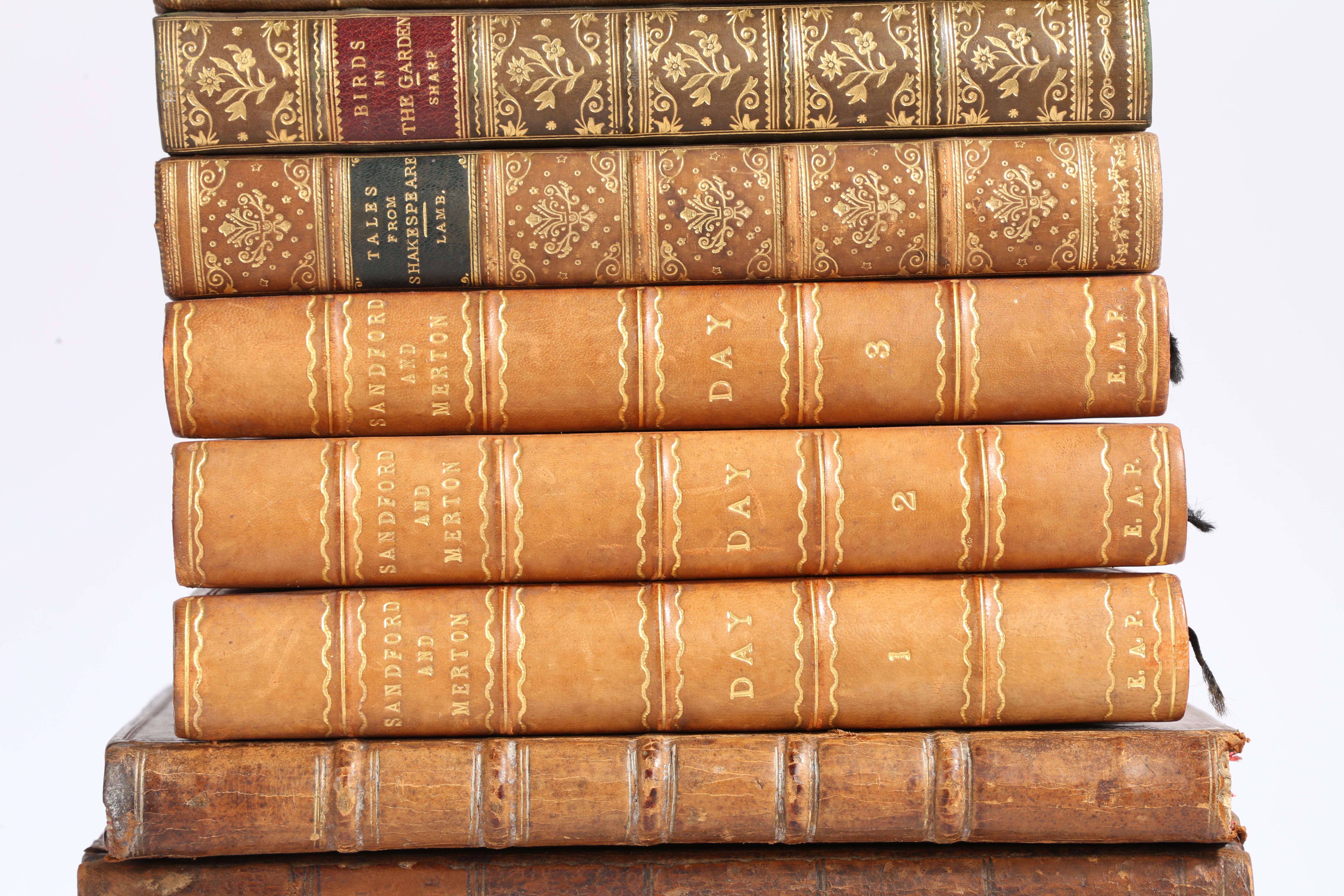 A collection of 18th and 19th century books, mostly leather bound to include, the History of - Image 3 of 5