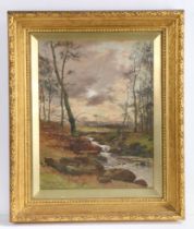 John Hamilton Glass, SSA (1820-1885) Scottish River Scene signed (lower left), oil on canvas 45 x