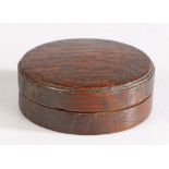 H.M.S Resolution interest, a 19th century snuff box, of circular form, the bottom with note