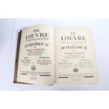 Le Louvre La Peinture Du XIII Au XX Siecle Tome 1 & 2, by H. Rapin, both leather bound and having