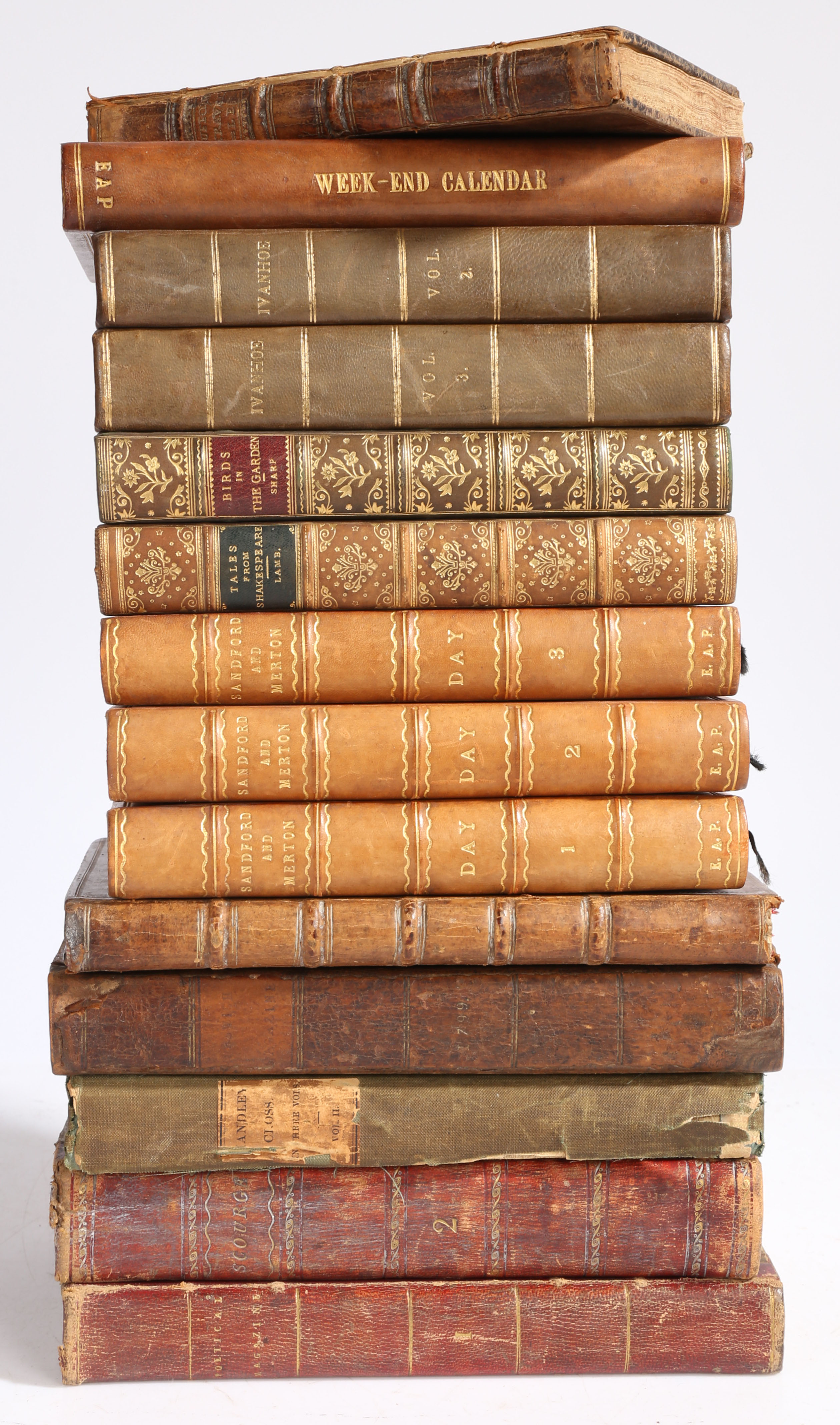 A collection of 18th and 19th century books, mostly leather bound to include, the History of - Image 5 of 5