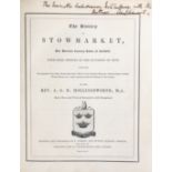 A G H Hollingsworth, the history of Stowmarket, 1844, printed and published by F Pawsey, Old