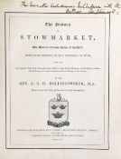 A G H Hollingsworth, the history of Stowmarket, 1844, printed and published by F Pawsey, Old