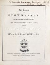 A G H Hollingsworth, the history of Stowmarket, 1844, printed and published by F Pawsey, Old