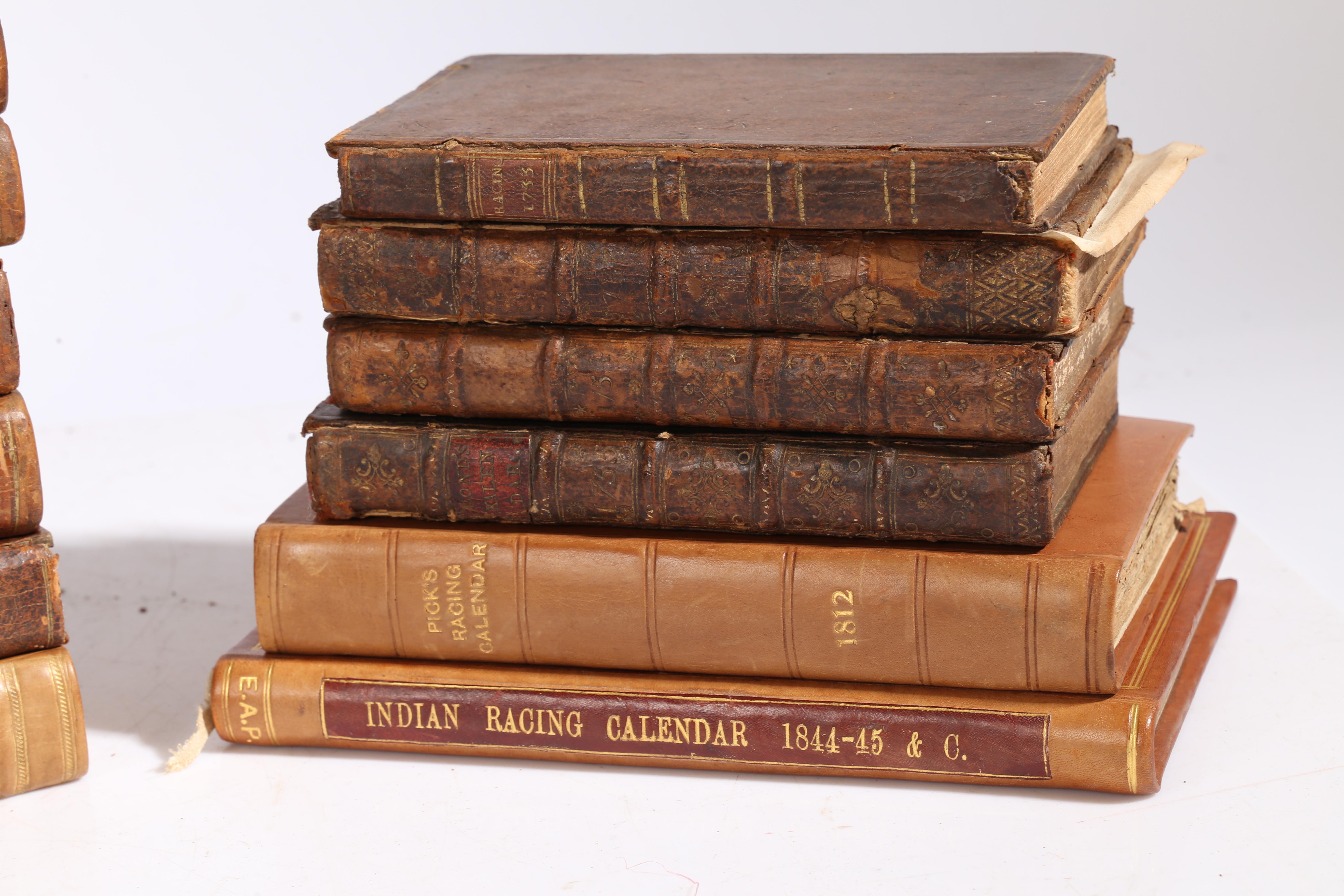 William Tuting & Thomas Fawconer "The Sporting Calendar" Volumes 1,2,3,3,4,6,7, 1769-1775 all - Image 7 of 7