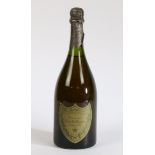 A bottle of Moet et Chandon Cuvee Dom Perignon Champagne Vintage 1971, 30cm high