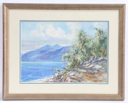 John Mcqueen Moyes (1888-1948) Coastal View signed and dated 1924 (lower right), watercolour 21 x