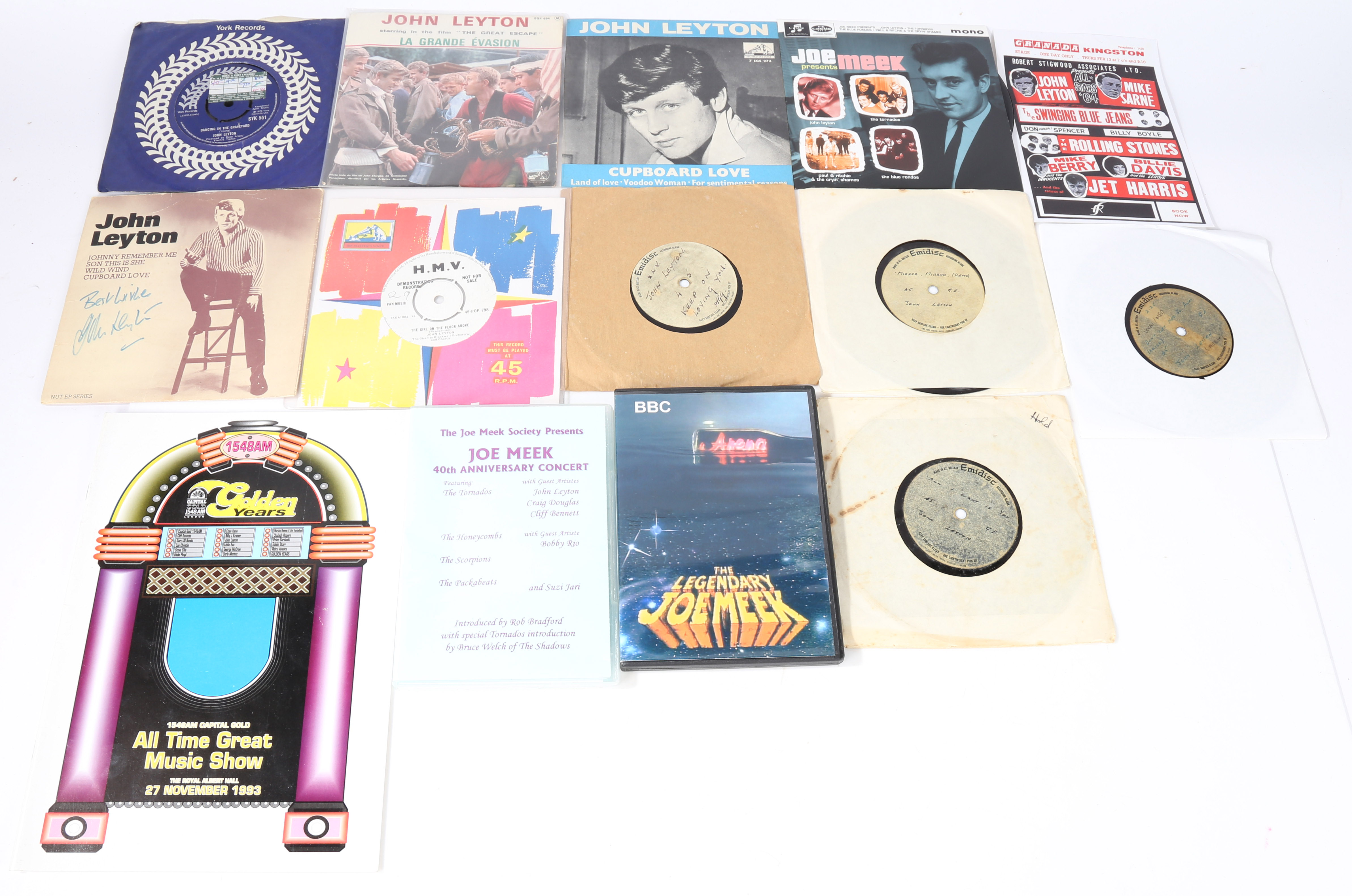 John Leyton. A collection of LPs, 45s, DVDs, and memorabilia relating to the music career of John - Image 27 of 32