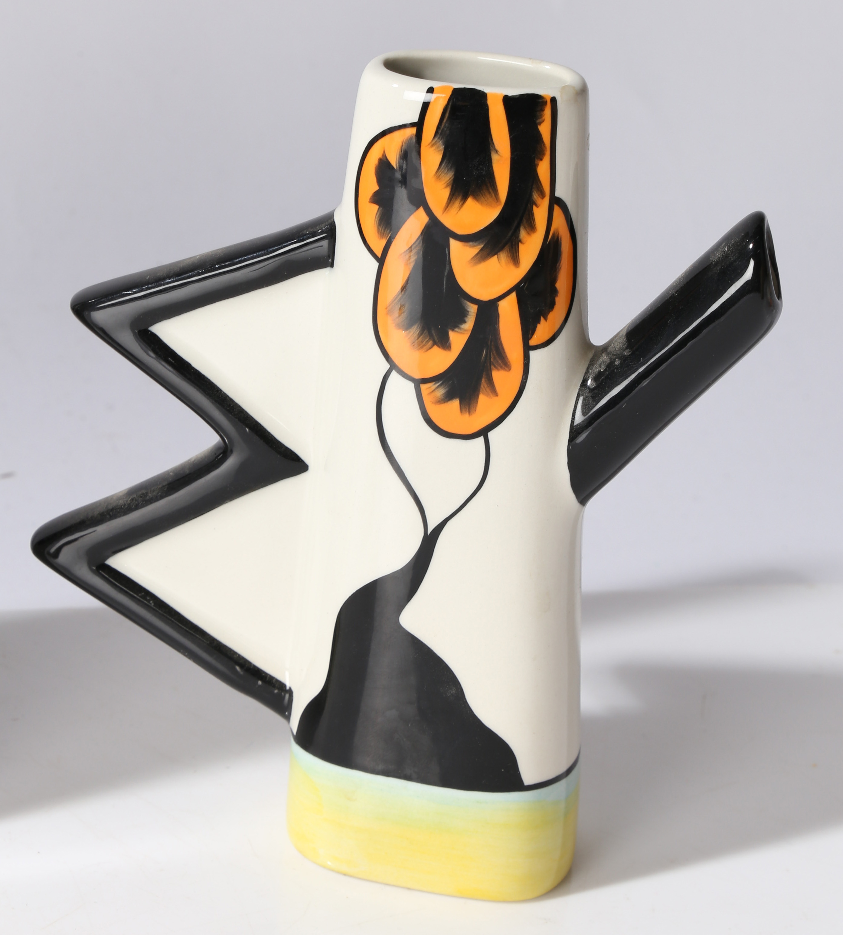 Lorna Bailey Ceramics. Three "Wulstan Drive" pattern tea/ coffee pots, one AF (3) - Image 4 of 6